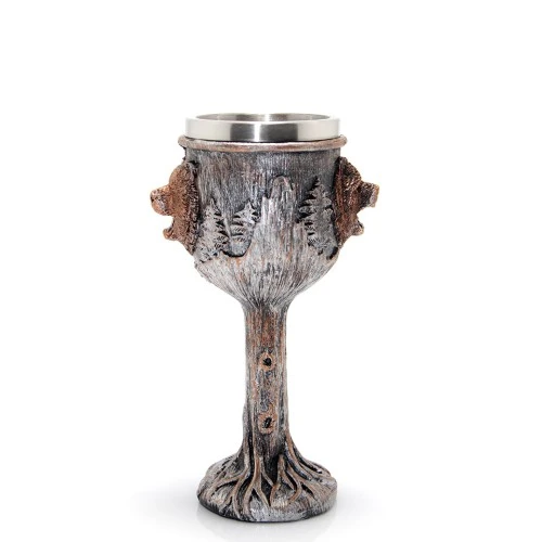 Ayı Tasarımlı Paslanmaz Çelik Kadeh Bardak ürün görseli