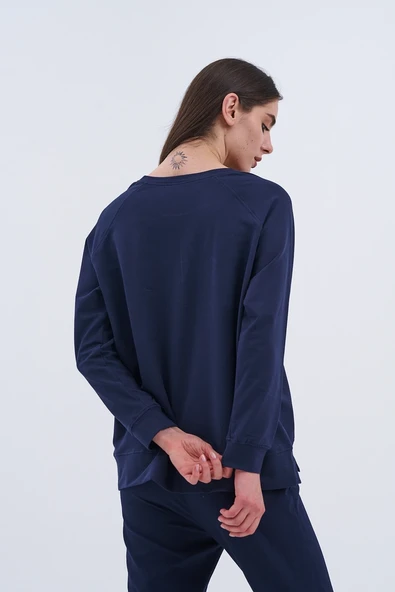 Trend Kadın Doğallığın ve rahatlığın mükemmel uyumu! Sade sweatshirt,ümüz - 9