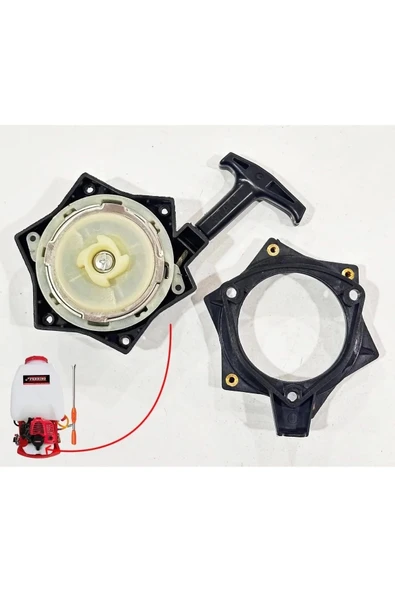 Pulverizatör Basınçlı I?laçlama Makinesi Kurmalı Starter I?p Çekme Makarası 25lt ürün görseli