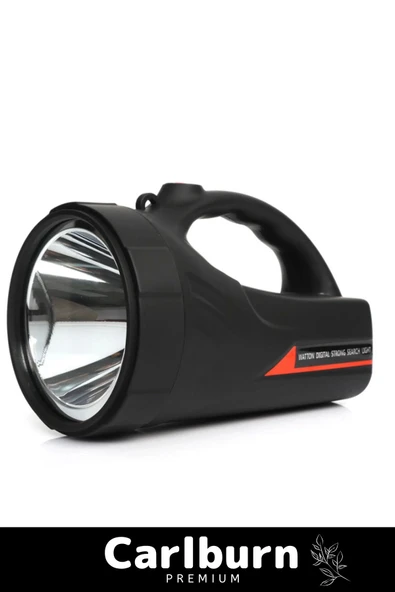 Premium 3 Modlu Aydınlatma 600 Metre Menzilli Aydınlatma Güçlü Taşıma Askılı Şarjlı Güvenlik Feneri - 2