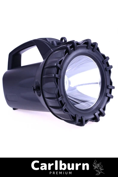 Premium 3 Modlu 2500 Lümen 600 Metre Menzilli Beyaz Aydınlatma Power Led Şarjlı 50 W Büyük Fener - Resim 2