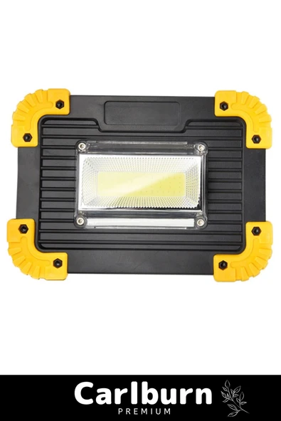 Premium 3 Mod Su Geçirmez 180 Derece Dönebilen 4400 Lityhum Pil 750 Lümen Powerbank Şarjlı Işıldak - 4