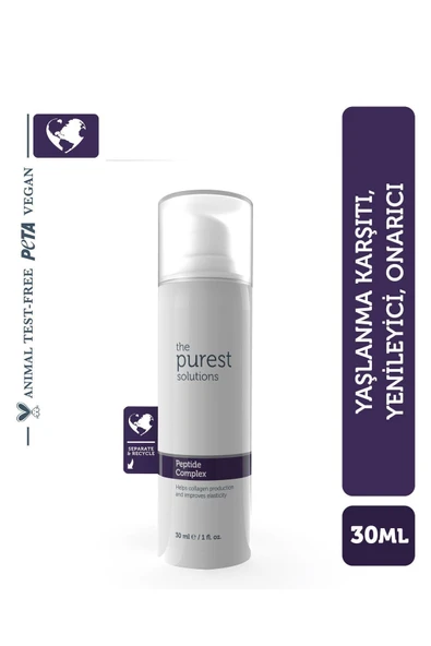 The Purest Solutions Peptide Complex Onarıcı Yaşlanma Karşıtı Yüz Serumu 30 ml