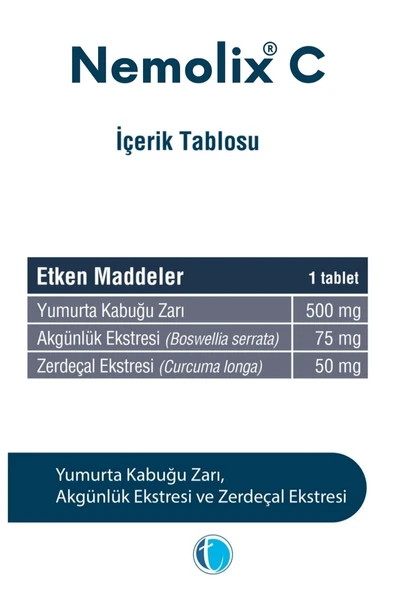 Nemolix C 30 Tablet x 2 Adet - Resim 3