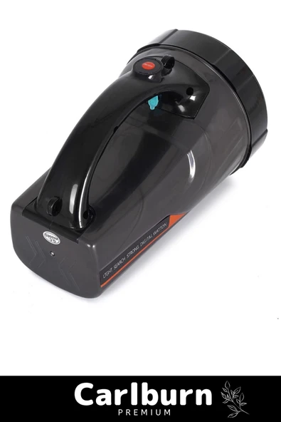 Premium 3 Modlu Beyaz Işıklı 75W Şarjlı Taşıma Askılı 300 Metre Mesafe 1200 Lümen 25 Ledli El Feneri - Resim 2