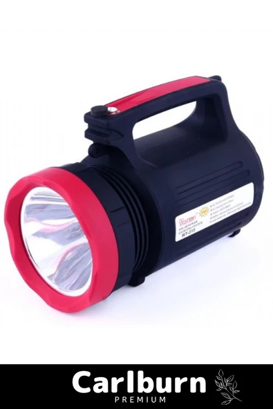 Premium Beyaz Aydınlatmalı Telefon Şarj Edilen Solar Güneş Enerji Fener Işıldak 2 Florasan Led Ampül - 4