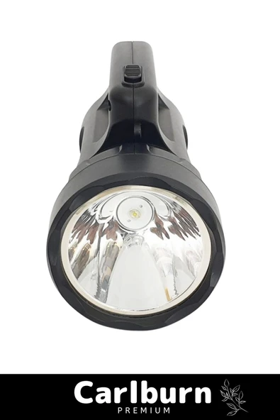 Premium 3 Modlu Beyaz Aydınlatma Işık 250 Metre Mesafeli 1200mAh Pil 900 Lümen Ultra Güçlü El Feneri - 2