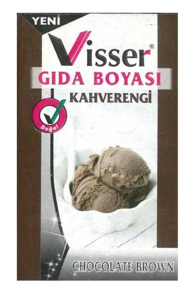 Visser Toz Gıda Boyası Kahverengi