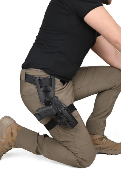 BG Glock 17 - 19 Polimer Kılıf & Alçak Taşıma Aparatı // Siyah - 2