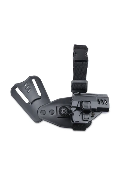 BG Glock 17 - 19 Polimer Kılıf & Alçak Taşıma Aparatı // Siyah - 5