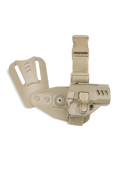 BG Glock 17 - 19 Polimer Kılıf & Alçak Taşıma Aparatı // Bej - 5