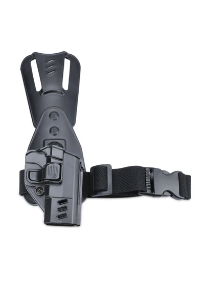 BG Glock 17 - 19 Polimer Kılıf & Alçak Taşıma Aparatı // Siyah - 4