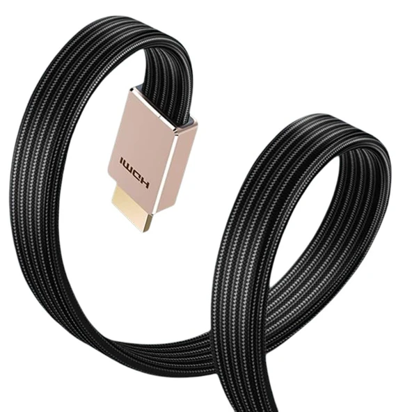 PHILIPS SWV8100/93 1 METRE 4K 60 HZ YASSI ÖRGÜLÜ HDMI KABLO - 2