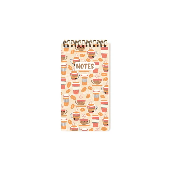 Keskin Color Karton Kapaklı Spiralli To Do List - Coffee - 1