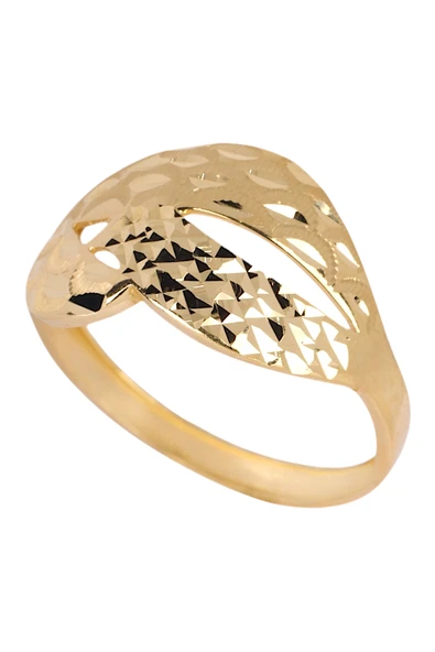 Cigold Taşsız Yüzük 14 Ayar Altın 2.41 Gr OA-C12201029019 - 4