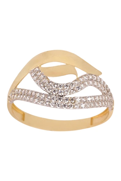 Cigold Taşlı Yüzük 14 Ayar Altın 2.38 Gr OA-C12201029012