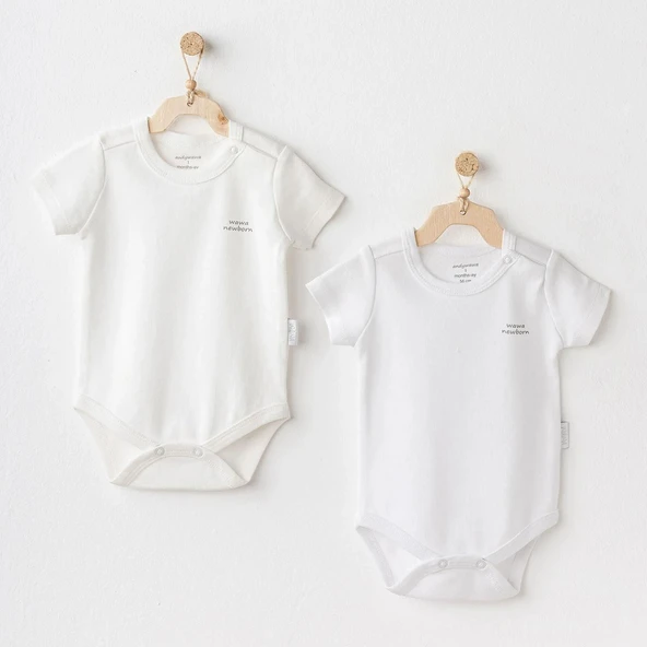 Andywawa AC25211 Short Sleeve 2'Li Basic Body Ekru
