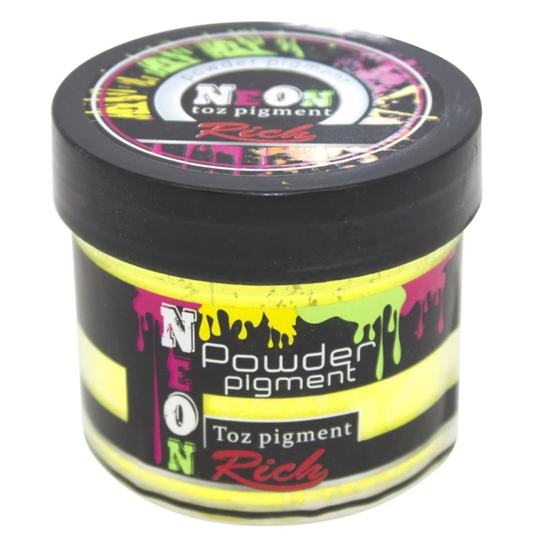 Rich Neon Powder Pigment 60 cc. 11014 Sarı ürün görseli 1