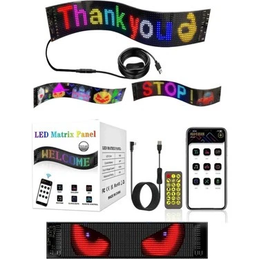 Kişiselleştirilebilir Matrix Car LED Ekran PANEL - 3