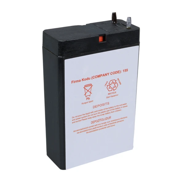 YOKOHAMA YH-41.8 4 VOLT - 1.8 AMPER KURU AKÜ (50 X 76 X 22 MM) - 2