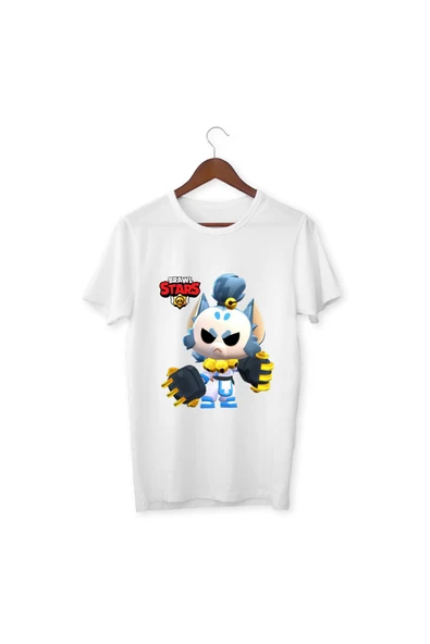 Brawl Stars Kit Çocuk Yetişkin Beyaz T-shirt Unisex Çocuk Tişört ürün görseli