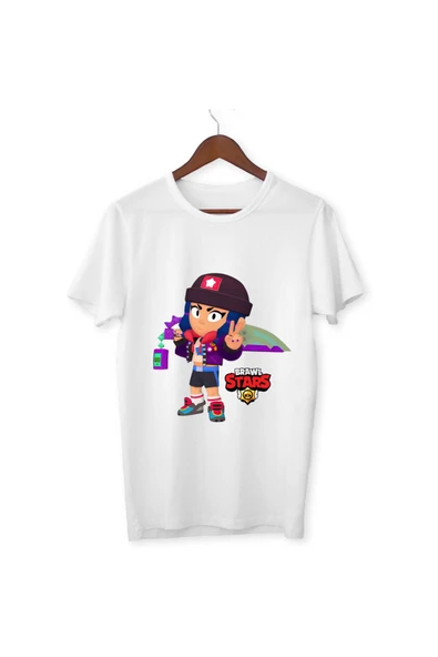Brawl Stars Bibi Tişört Çocuk Tişört Brawl Stars Bibi Beyaz T-shirt Yetişkin Çocuk ürün görseli