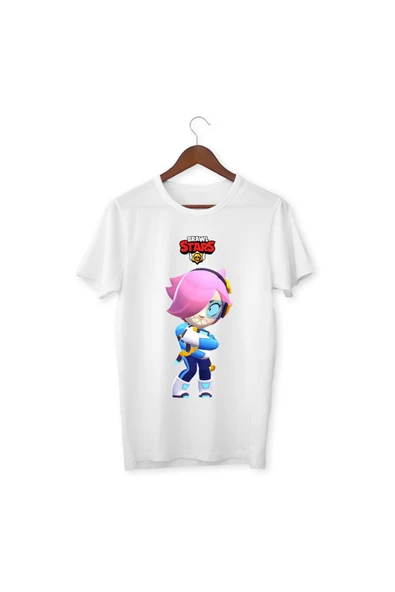 Brawl Stars Colette Çocuk Yetişkin Beyaz T-shirt Unisex Çocuk Tişört - 2