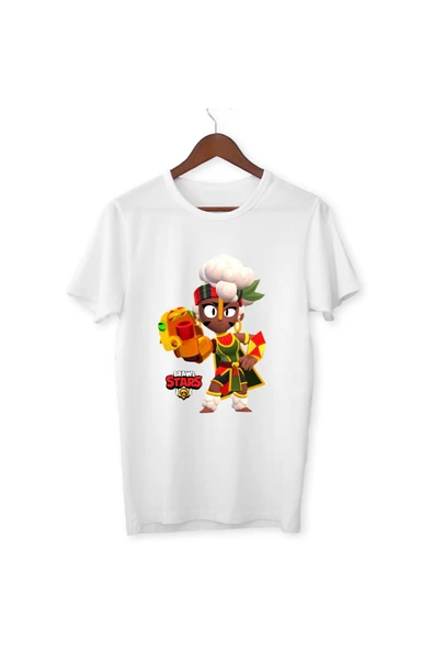 Brawl Stars Maisie Tişört Çocuk Tişört Brawl Stars Maisie Beyaz T-shirt Yetişkin Çocuk ürün görseli