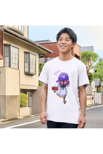 Brawl Stars Shade Çocuk Yetişkin Beyaz T-shirt Unisex Çocuk Tişört - Resim 2