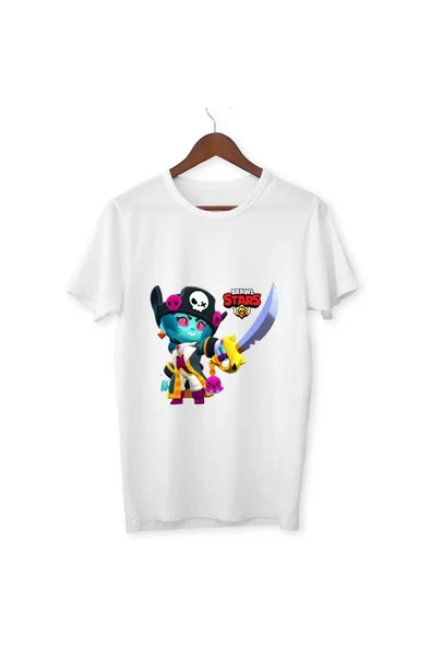 Brawl Stars Bibi Tişört Çocuk Tişört Brawl Stars Bibi Beyaz T-shirt Yetişkin Çocuk ürün görseli