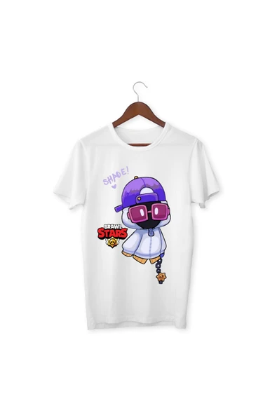 Brawl Stars Shade Çocuk Yetişkin Beyaz T-shirt Unisex Çocuk Tişört ürün görseli
