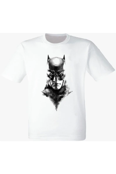 Batman Baskılı Beyaz Tshirt