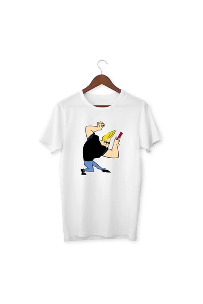 Johnny Bravo Baskılı Çocuk Tişört