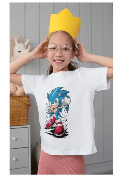 Sonic Çocuk Tişört Sonic Unisex Yetişkin Tişört - 3