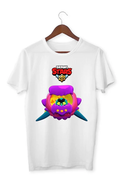 Brawl Stars Eve Çocuk Yetişkin Beyaz T-shirt Unisex Eve Tişört