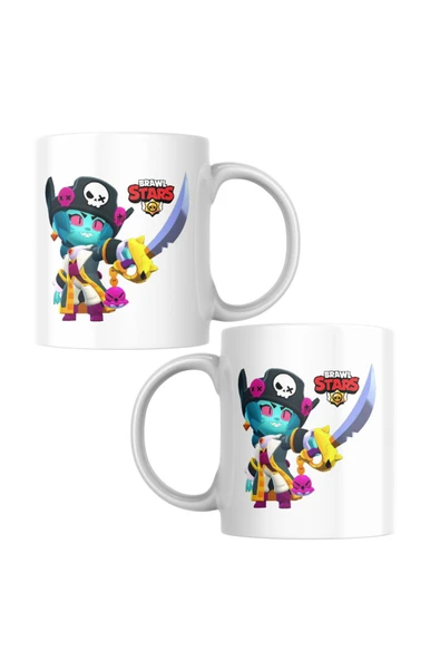 Brawl Stars Bibi Tişört Hediye Kupa Çocuk Yetişkin Beyaz T-shirt Unisex Çocuk Tişört - 3