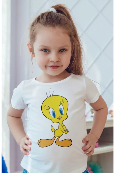 Tweety Baskılı Çocuk Tişört - 2