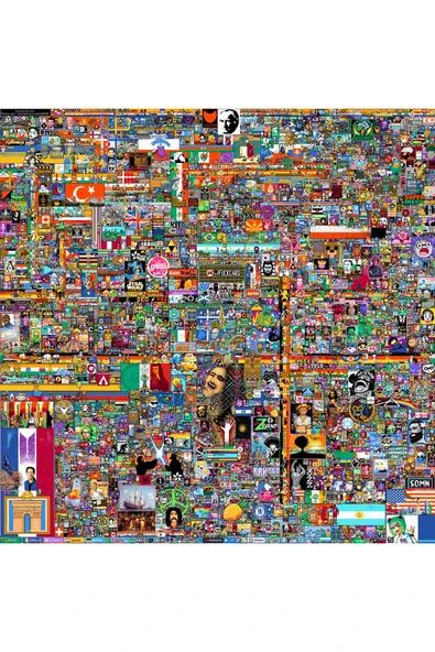 Reddit Place Baskılı Çocuk Nft Tshirt - Resim 2