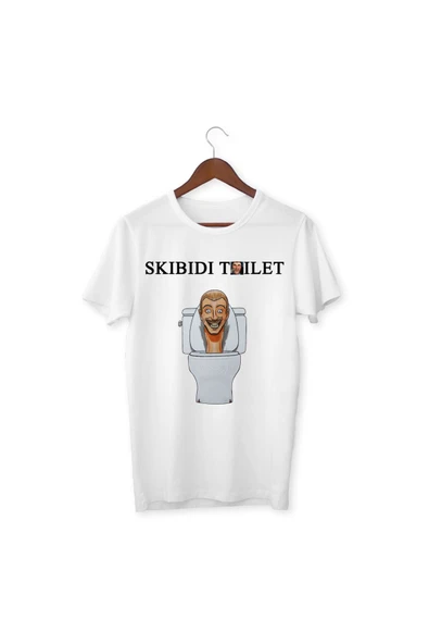Skibidi Toilet Baskılı Unisex Çocuk Tişört ürün görseli
