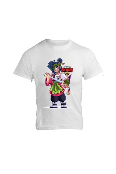 Kenji Brawl Stars Tişört Ön ve Arka Kenji T-shirt Dilediğiniz Karakteri Bize Belirtmeniz Yeterli - 3