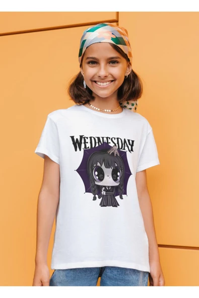 Wednesday Tişört Wednesday Çocuk Yetişkin T-shirt - 2