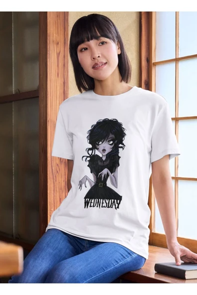 Wednesday Çocuk Yetişkin Tişört Wednesday T-shirt