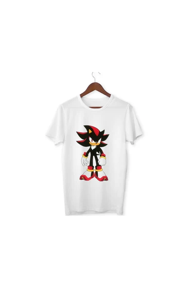 Siyah Sonic Tişört Sonic Baskılı T-shirt ürün görseli