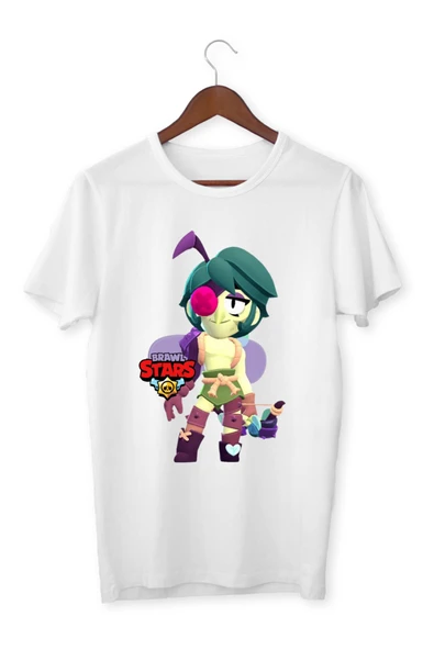 Brawl Stars Angelo Çocuk Yetişkin Beyaz T-shirt Unisex Angelo Tişört