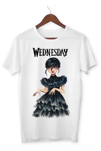 Wednesday Çocuk Tişört Wednesday Unisex Yetişkin Tişört ürün görseli