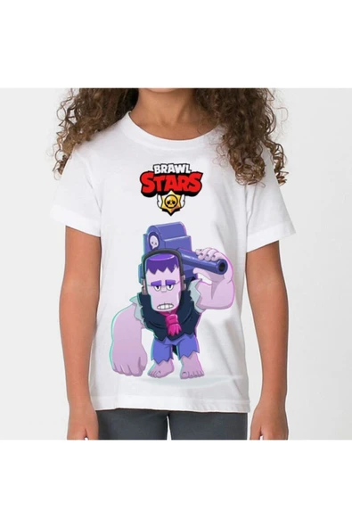 Brawl Stars Frank Çocuk Tişört - 3