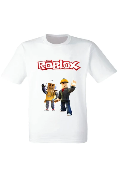 Roblox Baskılı Beyaz Tişört ürün görseli