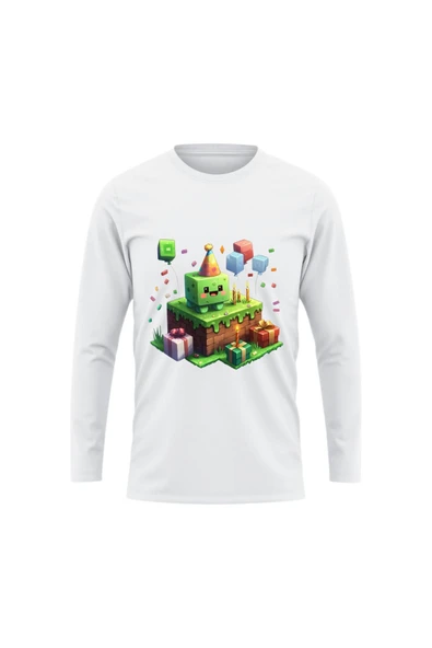 Baskılı Unisex Beyaz Tişört