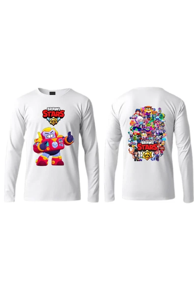 Brawl Stars Surge Tişört Kong Surge Çocuk Yetişkin Beyaz T-shirt Unisex Çocuk Tişört