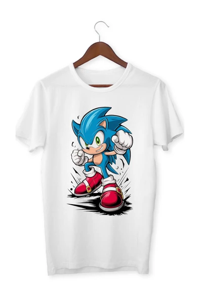 Sonic Çocuk Tişört Sonic Unisex Yetişkin Tişört